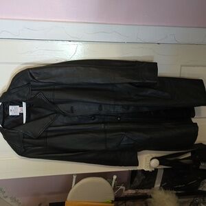 Deerskin leather jacket
